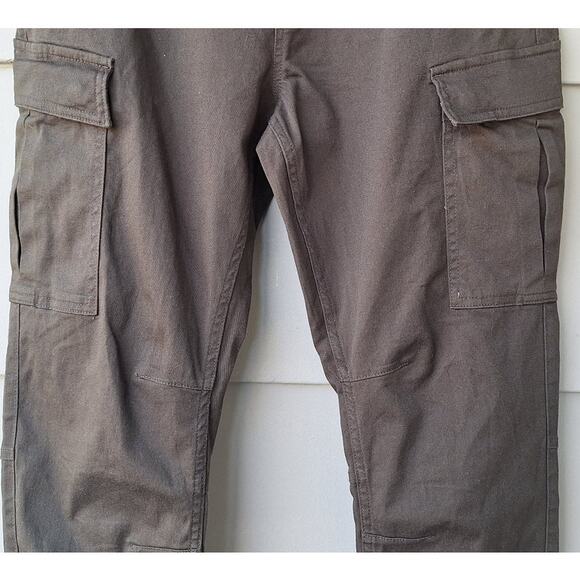 H&M Women's Olive Military Green Skinny Cargo Pants Size S Recycled Cotton blend - Picture 10 of 10